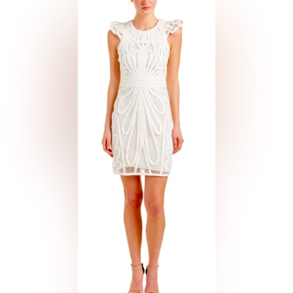 MAJE Rinaldi Sheath Dress In Ecru